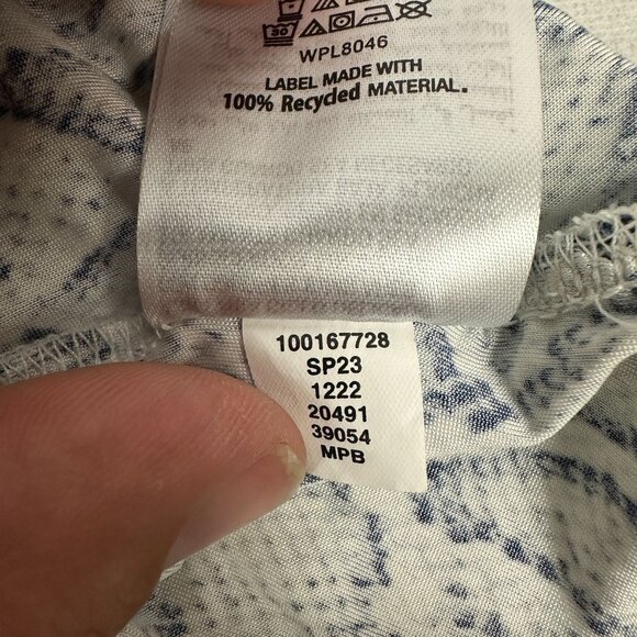 INC International Concepts Snake Print Cold Shoulder Top M V-Neck Short Sleeve - Picture 6 of 9